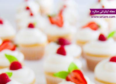 طرز تهیه کاپ کیک ساده (کاپ کیک وانیلی)
