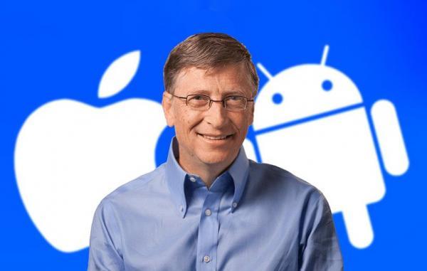 اندروید یا iOS؛ بیل گیتس کدام را ترجیح می دهد؟